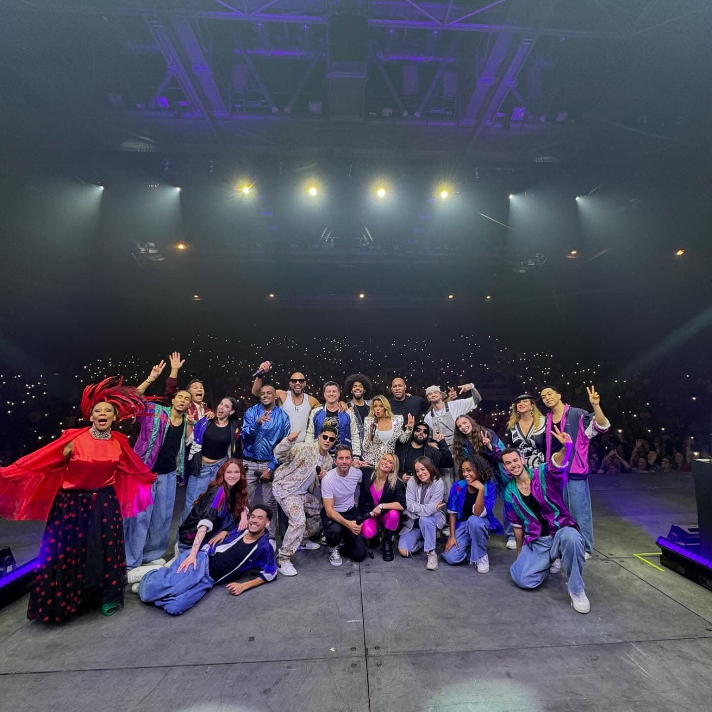 Les artistes de la tournée I gotta feeling. © I gotta feeling