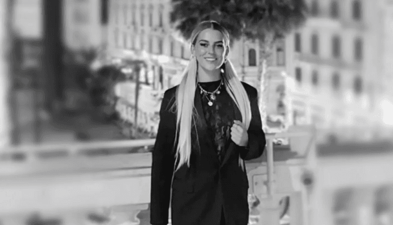 La Sétoise Cyane Panine est décédée à l'âge de 24 ans dans l'incendie de Crans-Montana. © DR