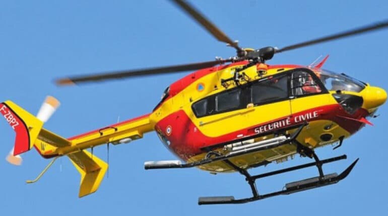 Le Dragon 34, l'hélicoptère de la Sécurité civile ©Hérault Tribune
