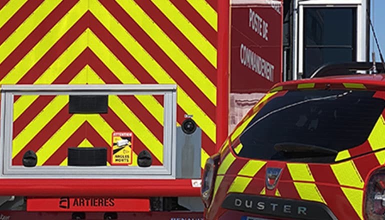 Véhicule de secours des pompiers Sdis34 ©E.G. / Hérault Tribune