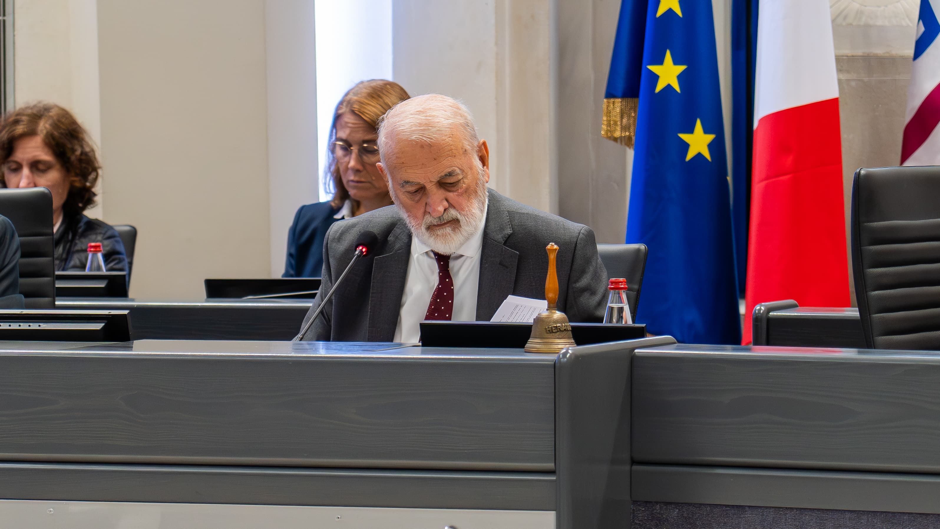 Kleber Mesquida au conseil départemental de l'Hérault ©M.B/Hérault Tribune