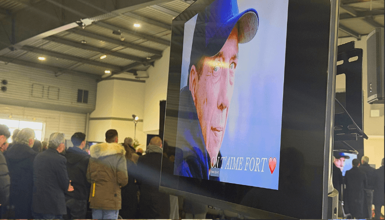 Hommage à Jean-Louis Gasset au Parc des expositions de Pérols ©L.B/Hérault Tribune