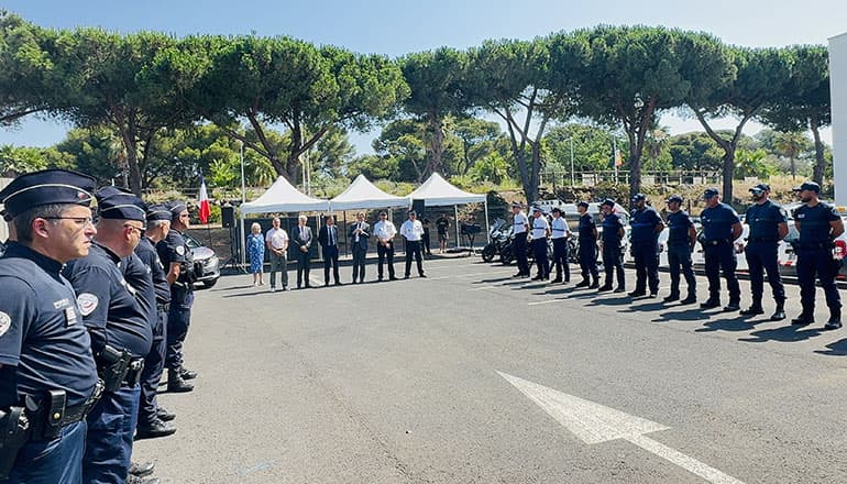 Présentation du dispositif estival de protection des populations en zone police ©EG Hérault Tribune