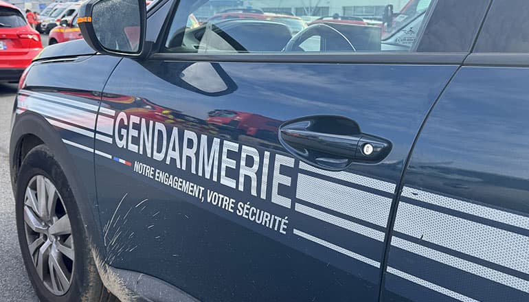 Voiture de gendarmerie ©E.G. / Hérault Tribune