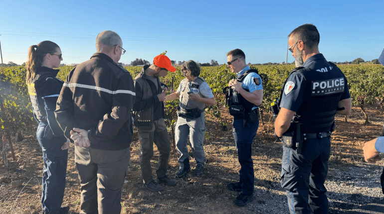 Opération de contrôle de la chasse réalisée par la police et la gendarmerie dimanche 5 octobre ©Gendarmerie de l'Hérault
