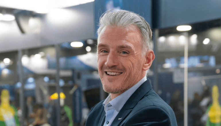 Christophe Thibault, responsable Axon France, fabricant de solutions technologiques et d'équipements dédiées aux forces de l'ordre. © Axon