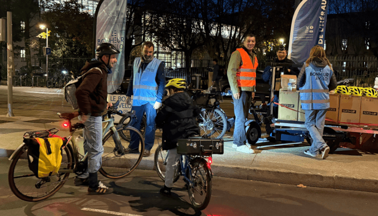 Opération de prévention routière à Montpellier. © T.O / Hérault Tribune